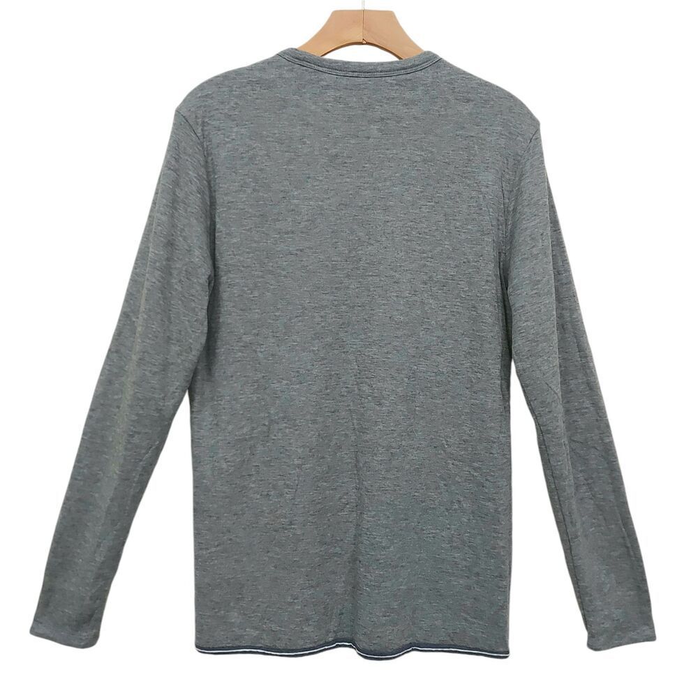 Faherty Tee Mens Small Gray Cloud Reversible Crew… - image 3